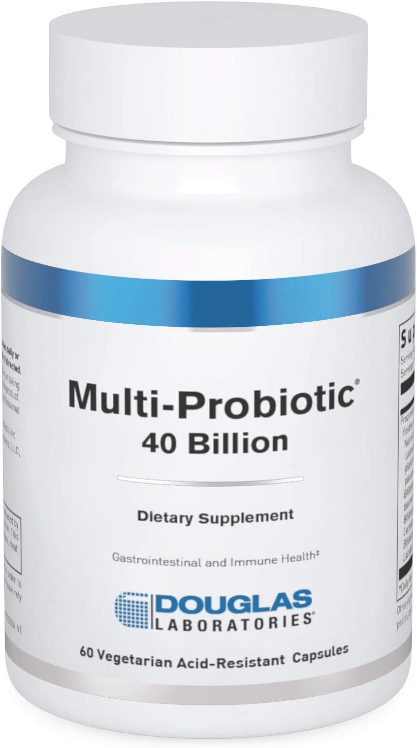 Douglas Laboratories Multi-Probiotic 40 Billion – 60 Vegan Acid-Resistant Capsules - görsel 1