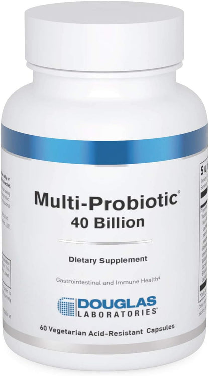 Douglas Laboratories Multi-Probiotic 40 Billion – 60 Vegan Acid-Resistant Capsules