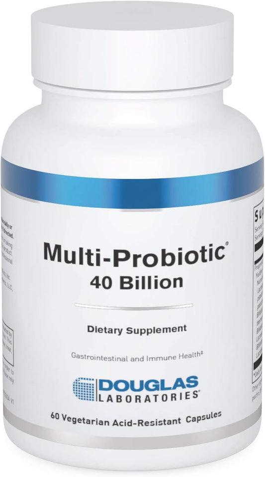 Douglas Laboratories Multi-Probiotic 40 Billion – 60 Vegan Acid-Resistant Capsules