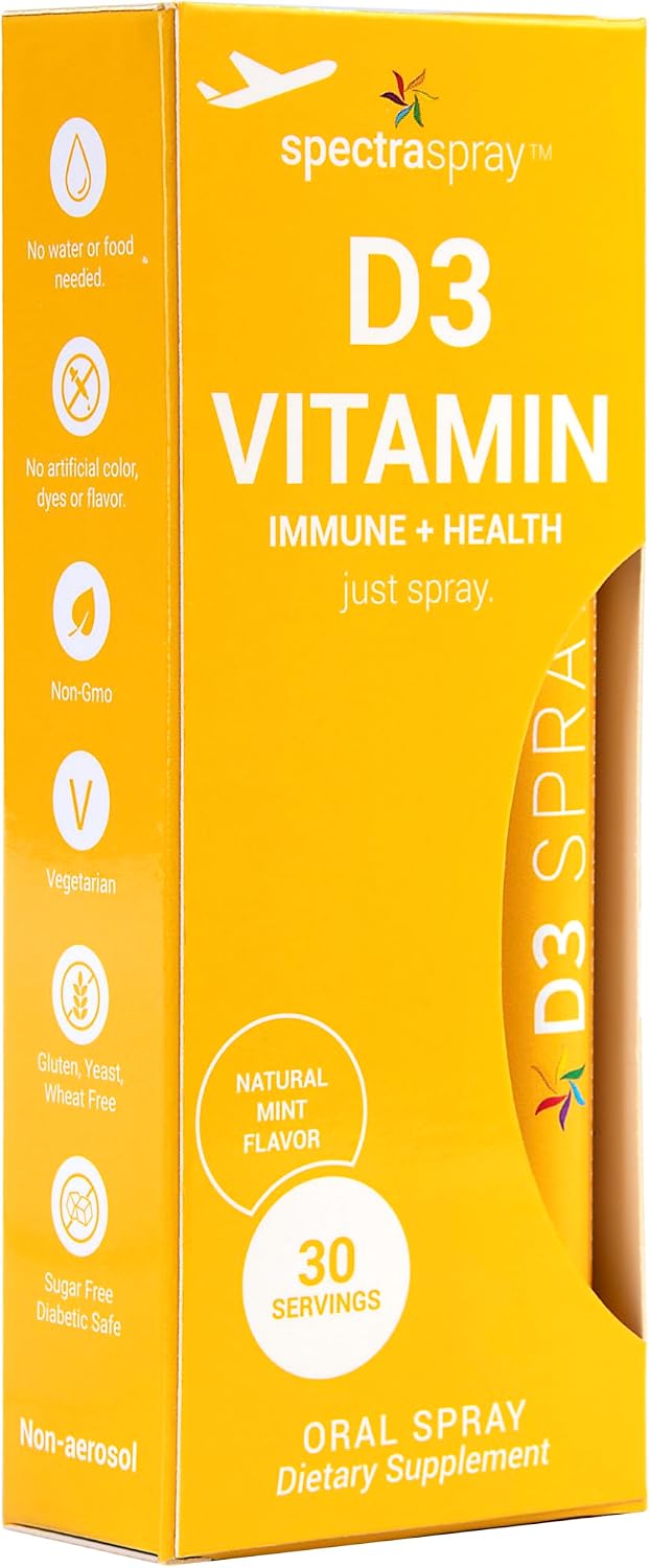Spectraspray Vitamin D3 Oral Spray - 5000 IU, 30-Day Supply - görsel 1