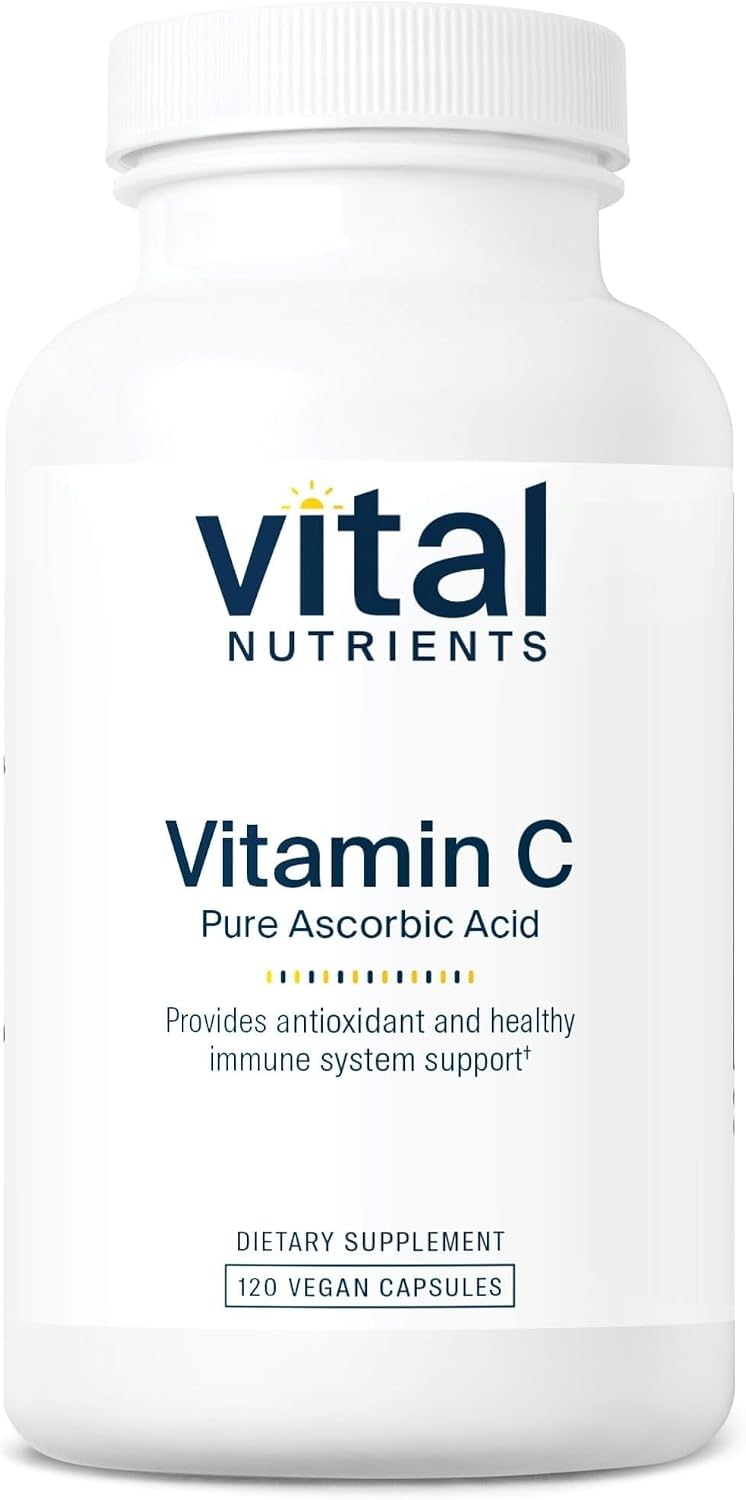 Vital Nutrients Vitamin C 1000mg – Pure Ascorbic Acid Supplement - görsel 1
