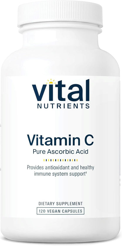 Vital Nutrients Vitamin C 1000mg – Pure Ascorbic Acid Supplement