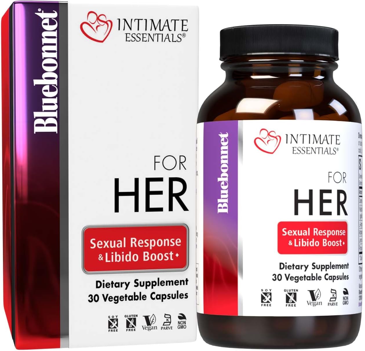 Bluebonnet Nutrition Intimate Essentials for Her – Female Vitality & Libido Support, 30 Capsules - görsel 1