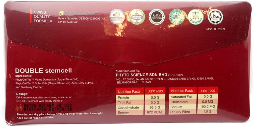 PhytoScience PhytoCellTec Apple Grape Double StemCell Supplement (15x Formula) - görsel 2