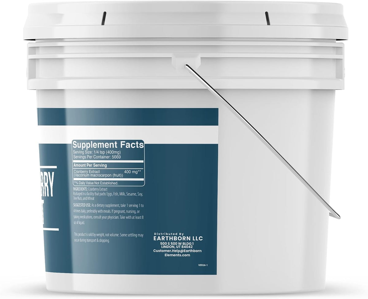 Earthborn Elements Cranberry Extract – Pure & Undiluted, 3.78 Litre Bucket - görsel 3