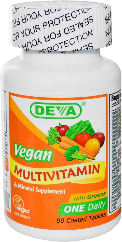 DEVA Vegan Multivitamin & Mineral Tablets, 90 Tablets