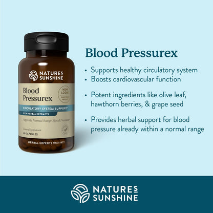 Nature's Sunshine Blood Pressurex - 60 Capsules