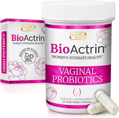 SIGNIFY NATURE Bioactrin Vaginal Probiotics – Support for Vaginal Balance – 28 Capsules