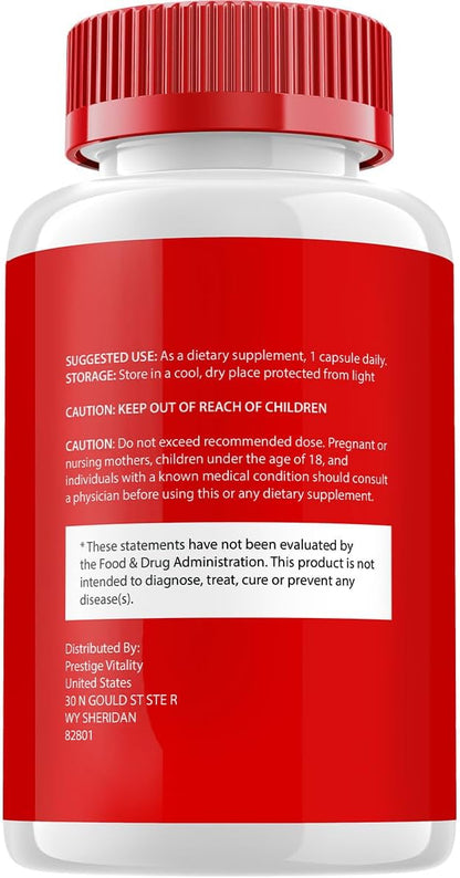 Gluco Maxum Capsules – Advanced All-Natural Food Supplement for Healthy Blood Glucose Levels (60 Capsules)