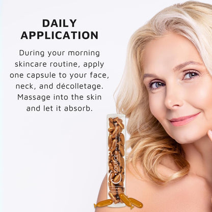 C-Source 12% Vitamin C Serum Capsules for Face - 30 Capsules