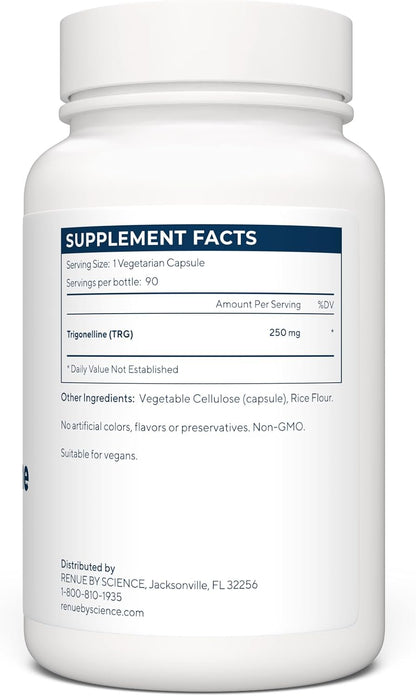 Renue By Science Trigonelline, High Strength – Protection Against Tissue Ageing: NAD+ levels decline fastest in – Image 3