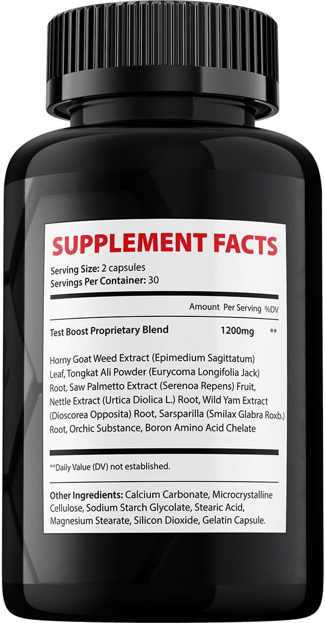 Agent Alpha for Men Capsules – All-Natural Support Formula (2 Pack, 120 Capsules) - görsel 5