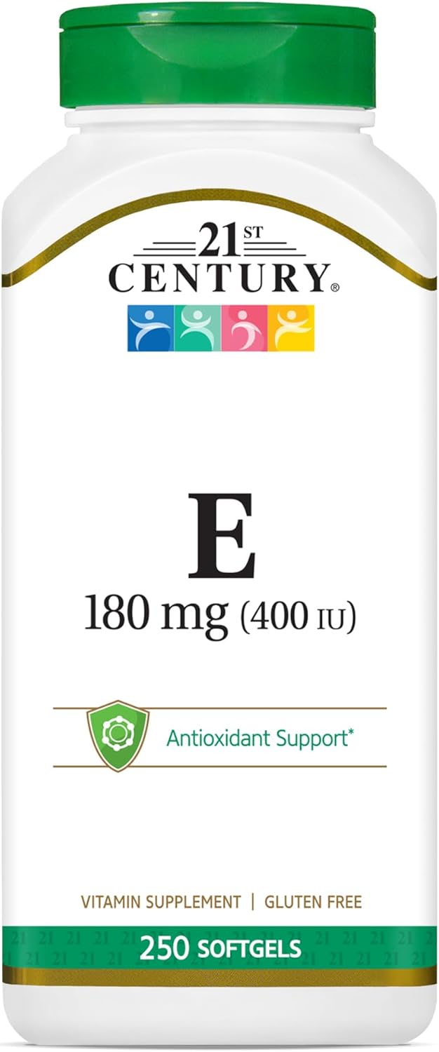 21st Century E 400 IU Blended Softgels, 110 Softgels - görsel 4