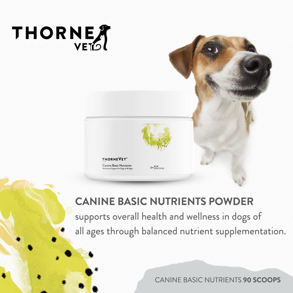 ThorneVet Canine Basic Nutrients Powder – Multivitamin Support for Dogs, 90 Scoops - görsel 3