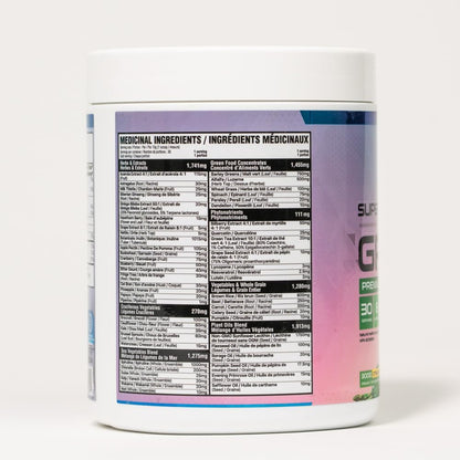 Believe Supplements Superfoods+Greens - Superfood Blend with 50+ Fruits & Veggies, Citrus Blast, 30 Servings