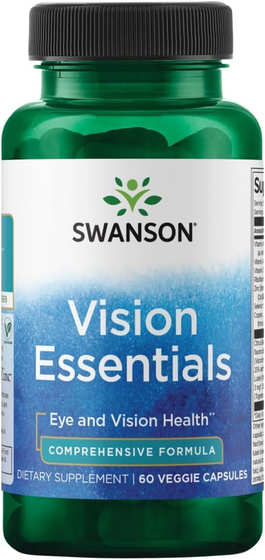 Swanson Vision Essentials - 60 Veg Capsules - görsel 1