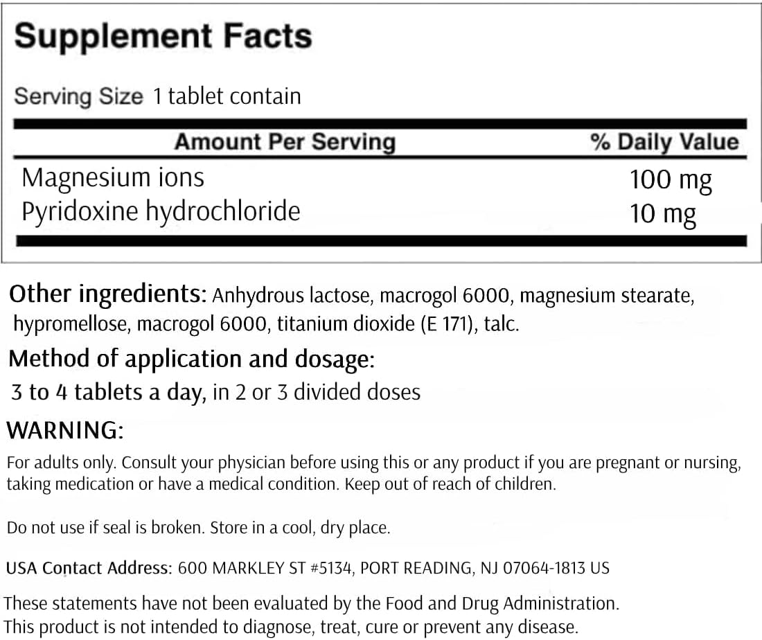 MagneB6 Forte 100 Tablets - görsel 3