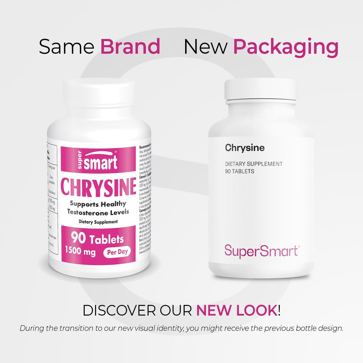 Supersmart - Chrysine 1500 mg Per Day - Natural Flavonoid - Chrysin for Hormone Support | Non-GMO & Gluten-free - 90 Tablets - görsel 2