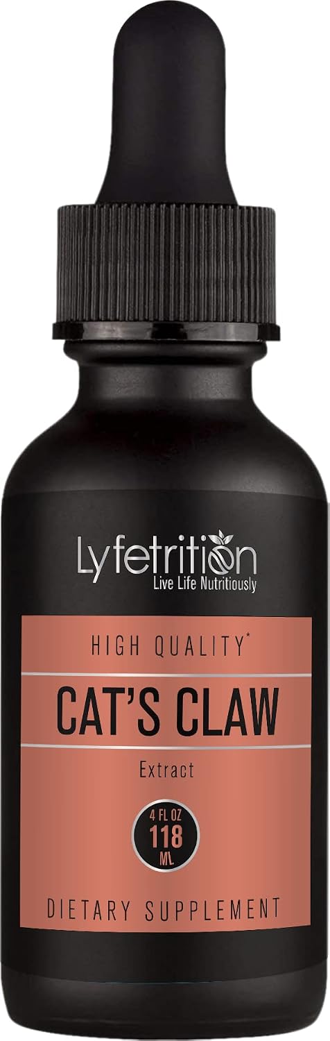 Cat’s Claw 540mg Liquid Extract, 118ml (220 Servings) by Lyfetrition - görsel 1