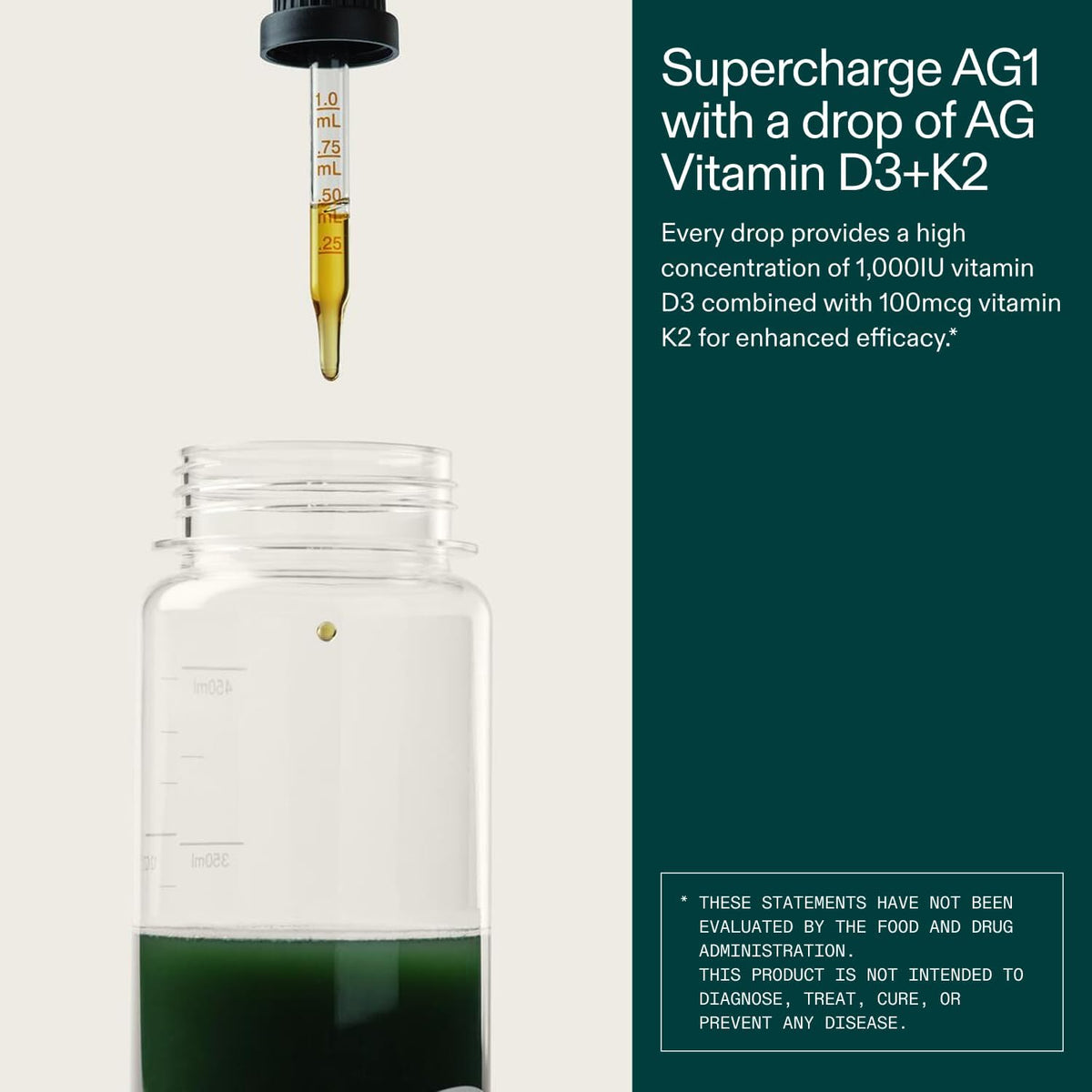 AG1 Vitamin D3 & K2 Liquid Drops - görsel 4