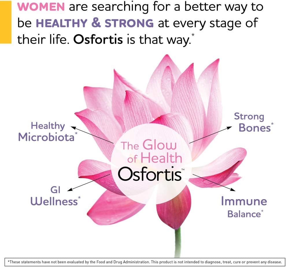 BioGaia Osfortis, Women’s Probiotic for Strong Bones, Immune Balance & GI Wellness, Contains L. reuteri 6475, 60 Capsules - görsel 3