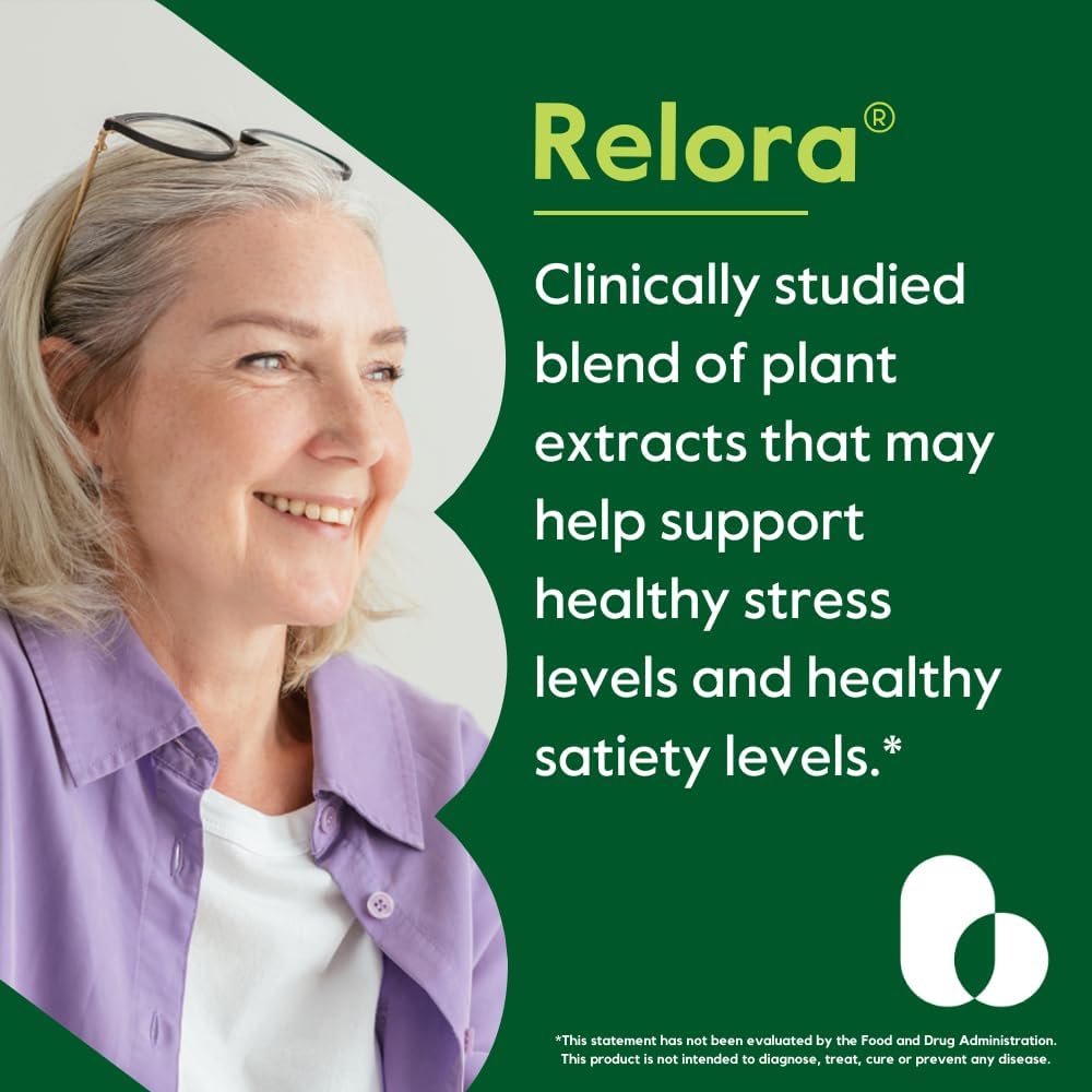 BESTVITE Filler-Free Relora 250mg (120 Veg Capsules) – Clinically Researched – No Stearates – Vegan – No Fillers – Aims to Support Occasional Stress Management* - görsel 2
