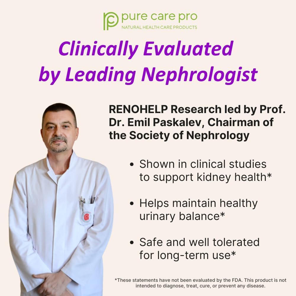 Renohelp Powerful All-Natural Kidney Support Supplement – 90 Capsules - görsel 3