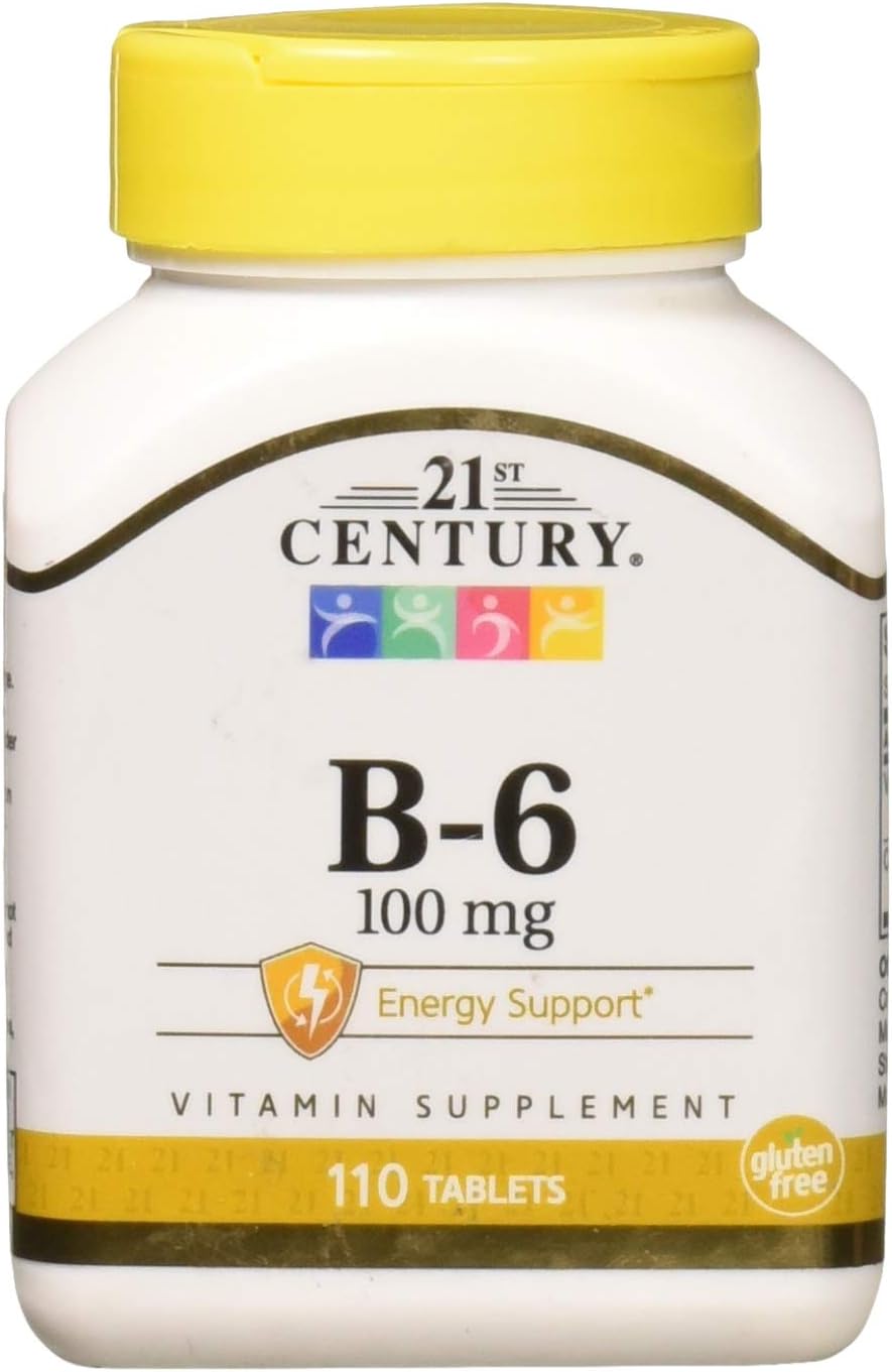 21st Century Vitamin B-6 100 mg, 110 Tablets - görsel 1