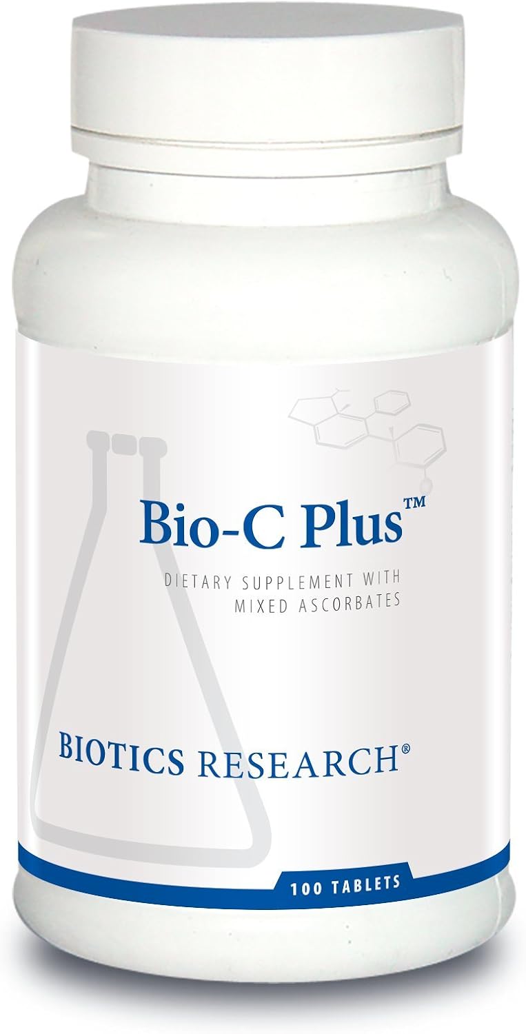 Biotics Research Bio C Plus – Mixed Mineral Ascorbate Vitamin C with Citrus Bioflavonoids, 100 Tablets - görsel 1