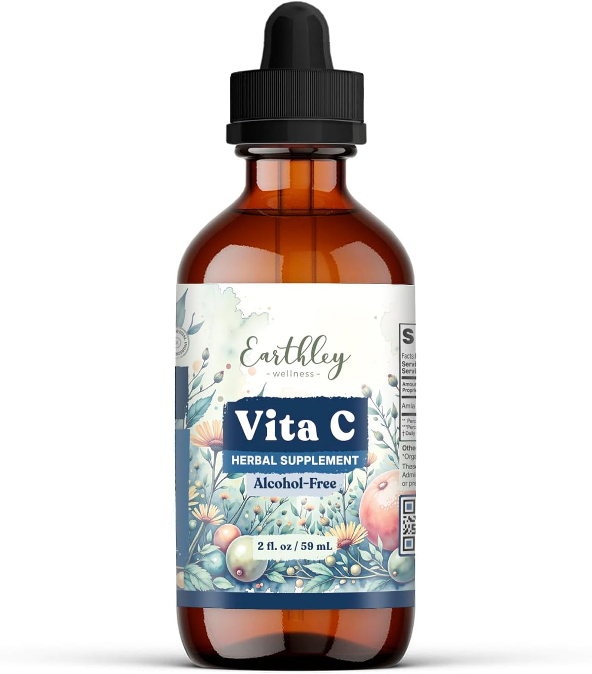 Earthley Wellness Vita-C – Natural Whole Food Vitamin C Tincture (2 oz) - görsel 1