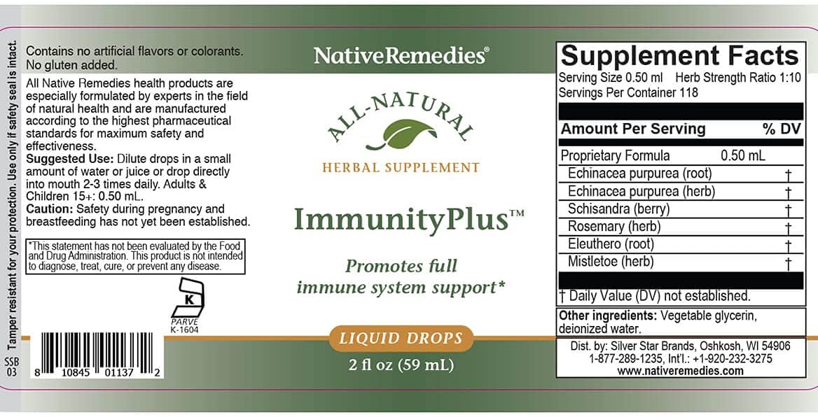 Native Remedies ImmunityPlus 2 Pack - görsel 3