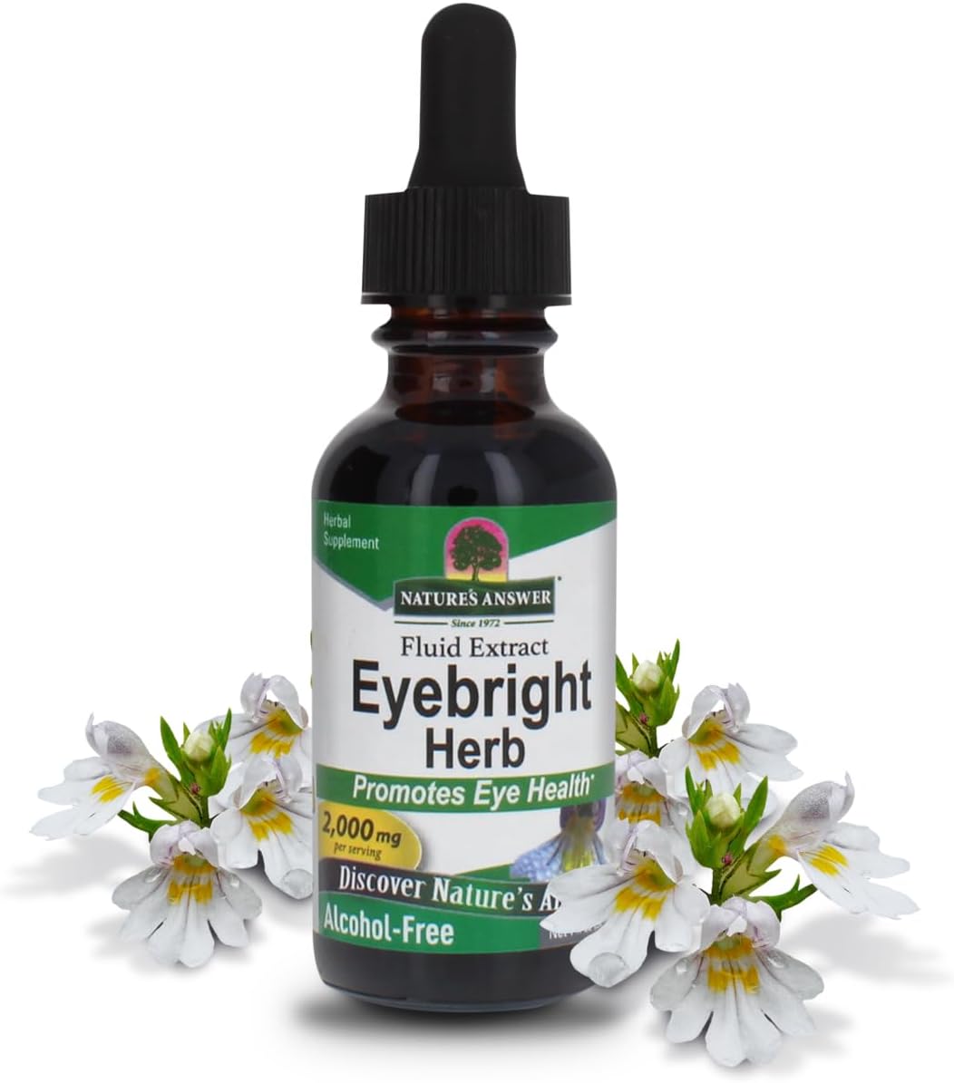 Nature's Answer Eyebright Herb – 30 ml – Alcohol-Free Liquid Extract - görsel 1