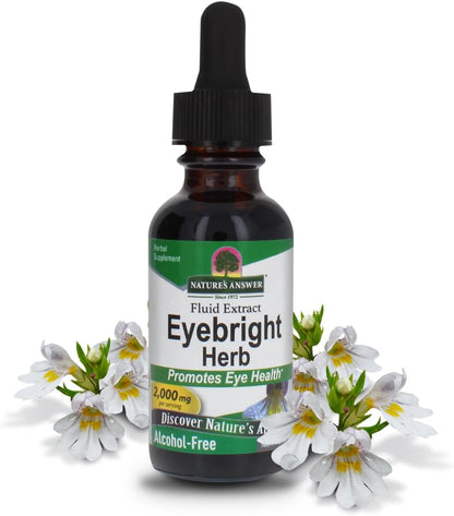 Nature's Answer Eyebright Herb – 30 ml – Alcohol-Free Liquid Extract