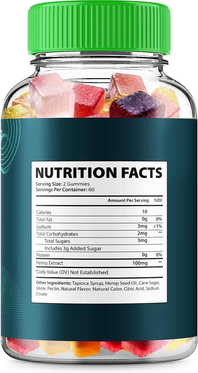 Green Acre Hemp Gummies – Hemp Seed Extract Supplement (2 Pack – 120 Gummies) - görsel 2