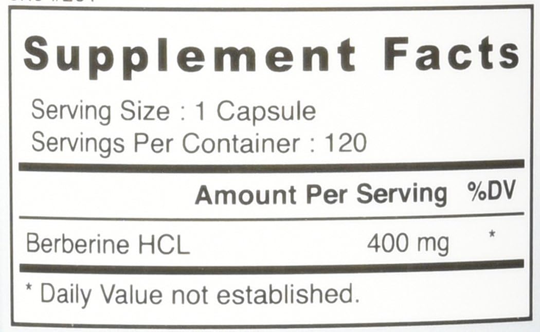 Good State Berberine HCL 400mg, 120 Vegetarian Capsules - görsel 6