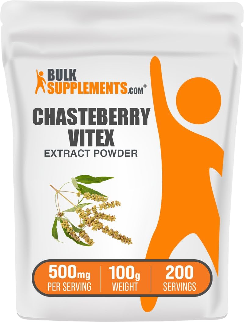 BulkSupplements.com Chasteberry Extract Powder – Herbal Supplement, 500mg per Serving, 1kg - görsel 7