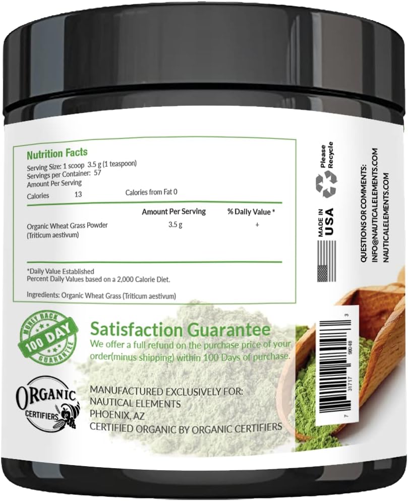 Nautical Elements Organic Wheatgrass Powder - görsel 4