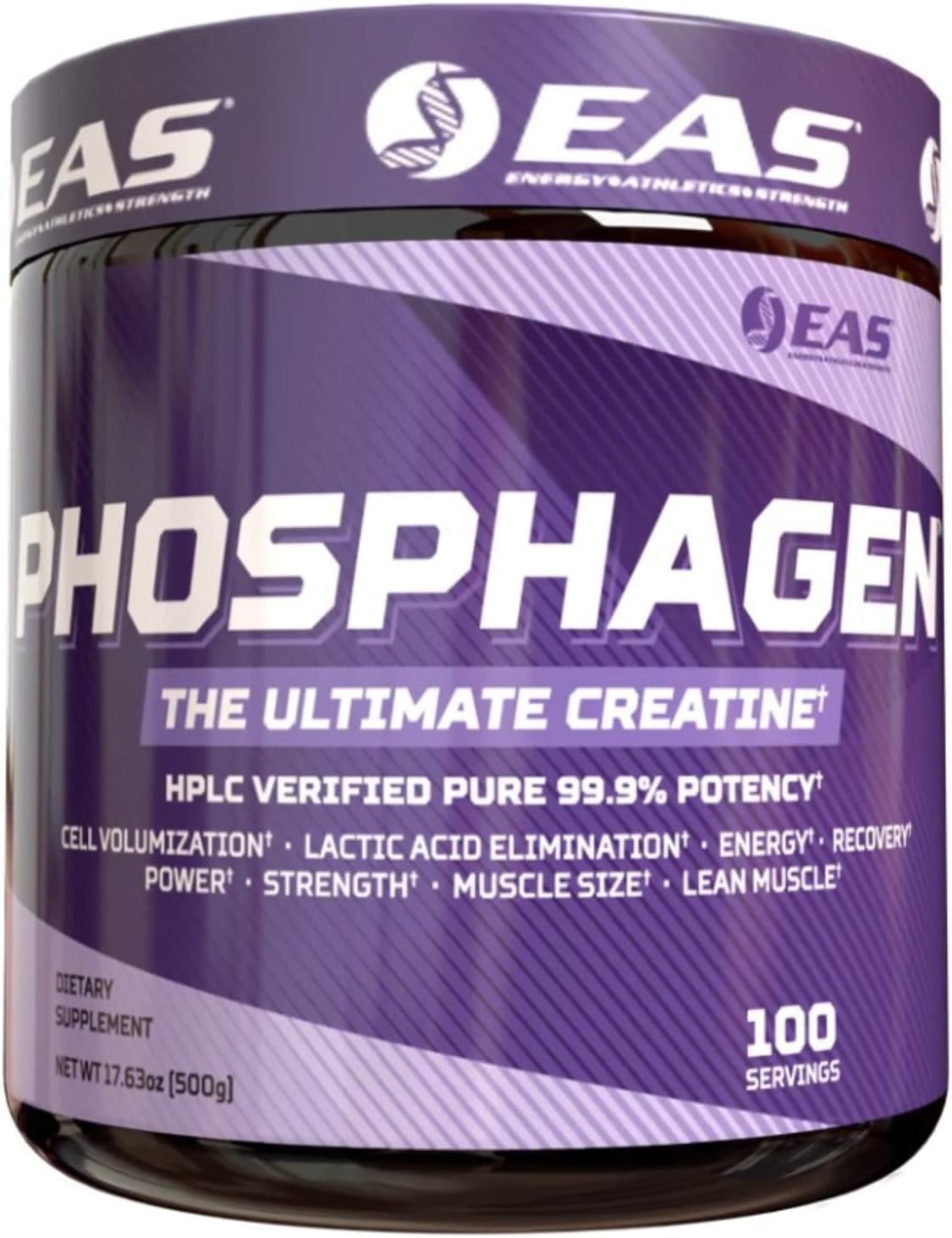 EAS Phosphagen Ultimate Creatine Powder - Unflavoured, 200 Servings - görsel 6