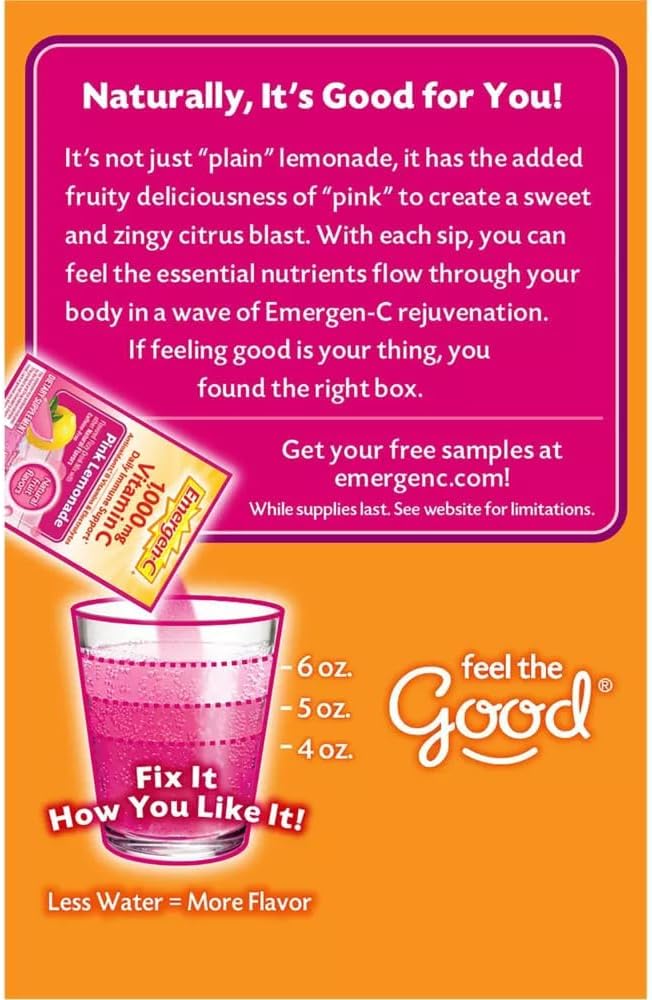 Emergen C Pink Lemonade 30 Sachets - görsel 4