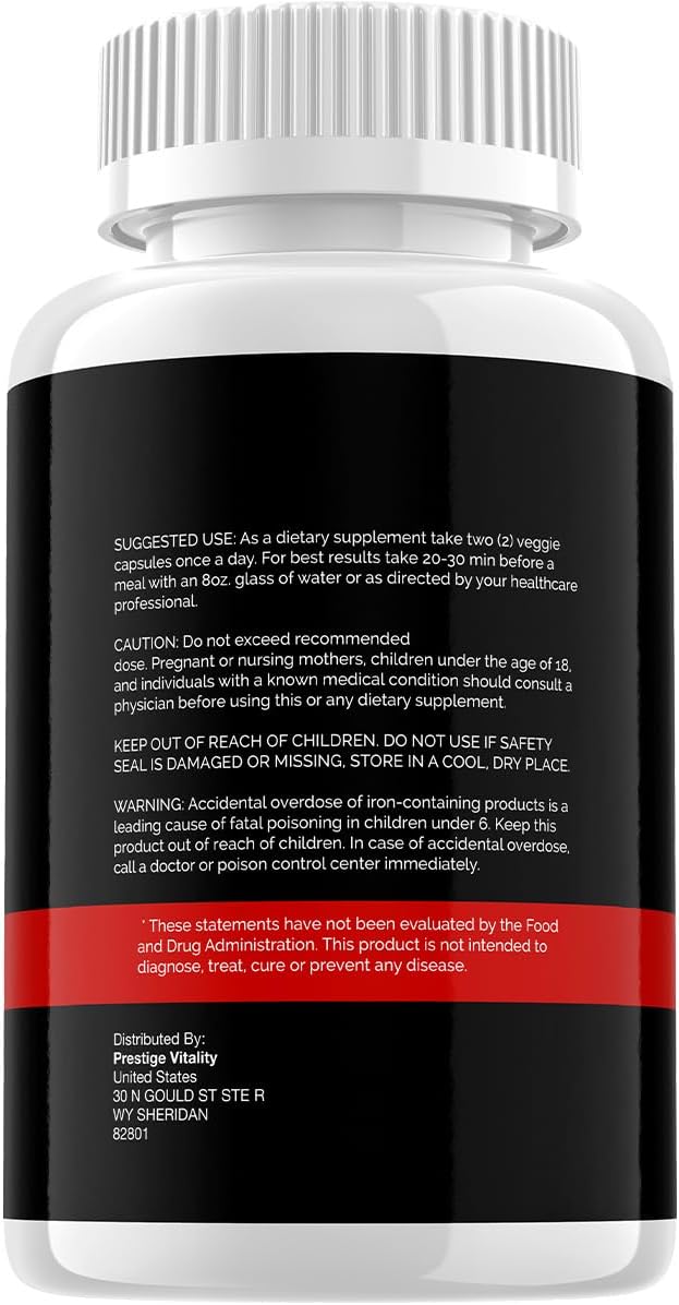 Prolong Power Pills Food Supplement - Natural Support Formula (3 Pack, 180 Capsules) - görsel 2