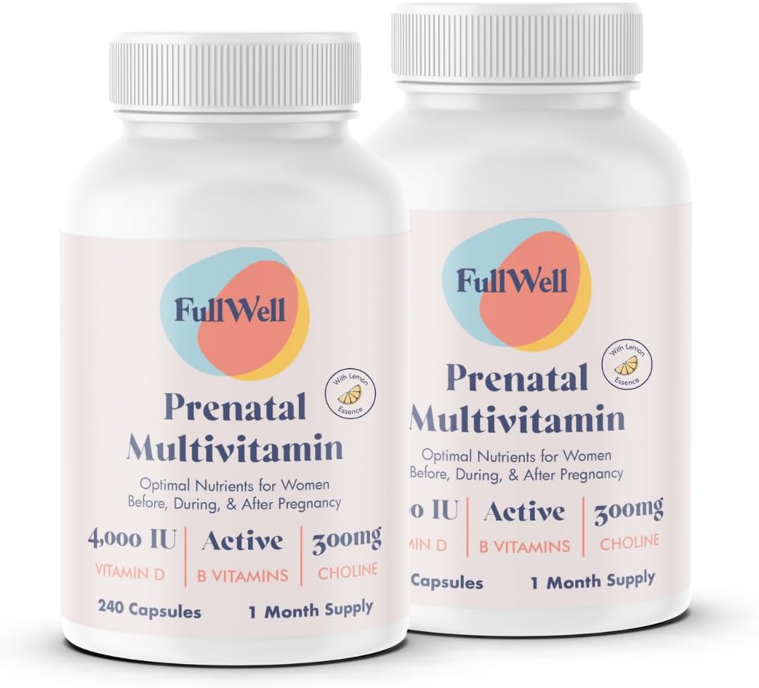 FullWell Women's Prenatal Multivitamin, 240 Capsules (30 Servings) - görsel 10