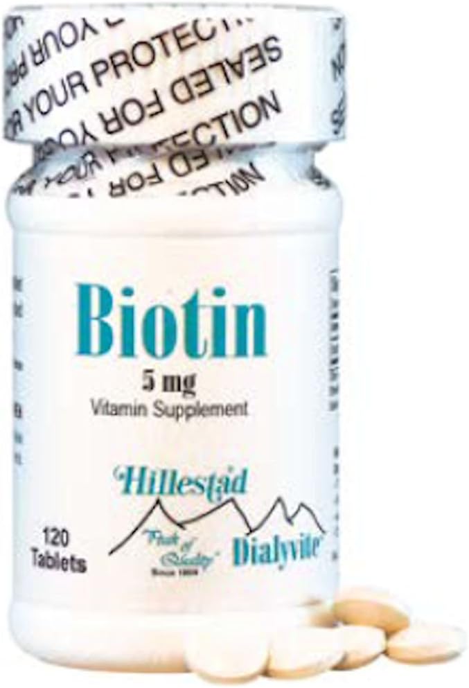 Dialyvite Biotin 5 mg Vitamin Supplement - 120 Tablets - görsel 2
