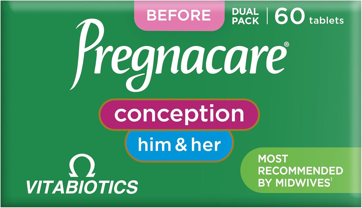 Vitabiotics Pregnacare His & Her Conception - 2x30 Tablets - görsel 10
