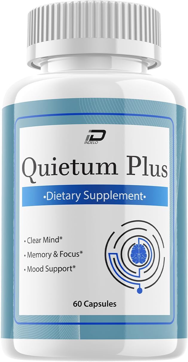 Quietum Plus Brain Supplement Capsules – All-Natural Maximum Strength for Memory and Focus, 60 Capsules - görsel 1