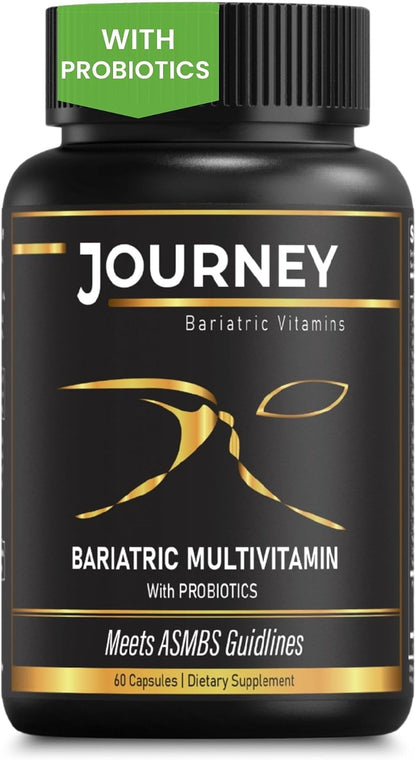 Journey Bariatric Multivitamin with Probiotics & Iron – Capsules (60 Count)