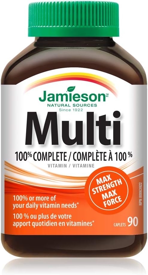 Jamieson 100% Complete Multivitamin Max Strength - 90 Capsules - görsel 3