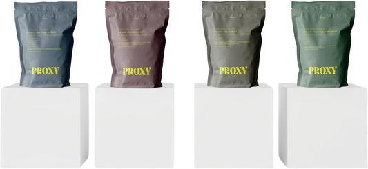 PROXY Calm Gummies Bundle with 4 Vegan Supplement Packs – Travel 120 Count