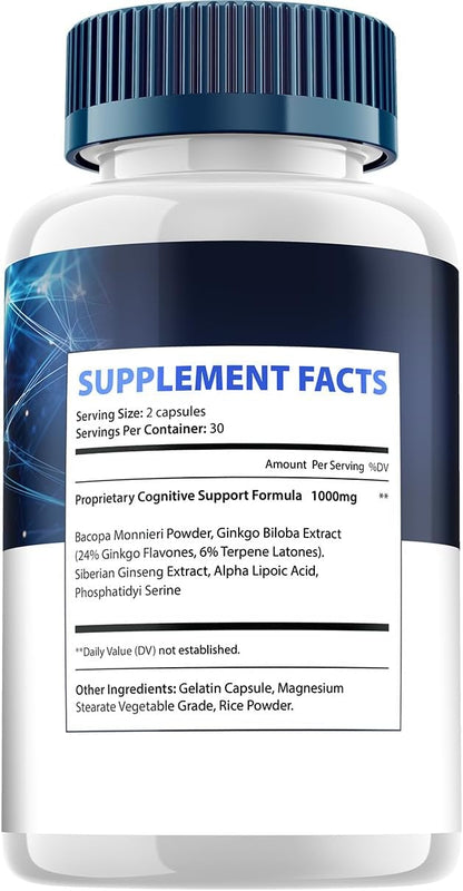 SciatiSoothe Brain Supplement - All-Natural Formula (3-Pack, 180 Capsules)