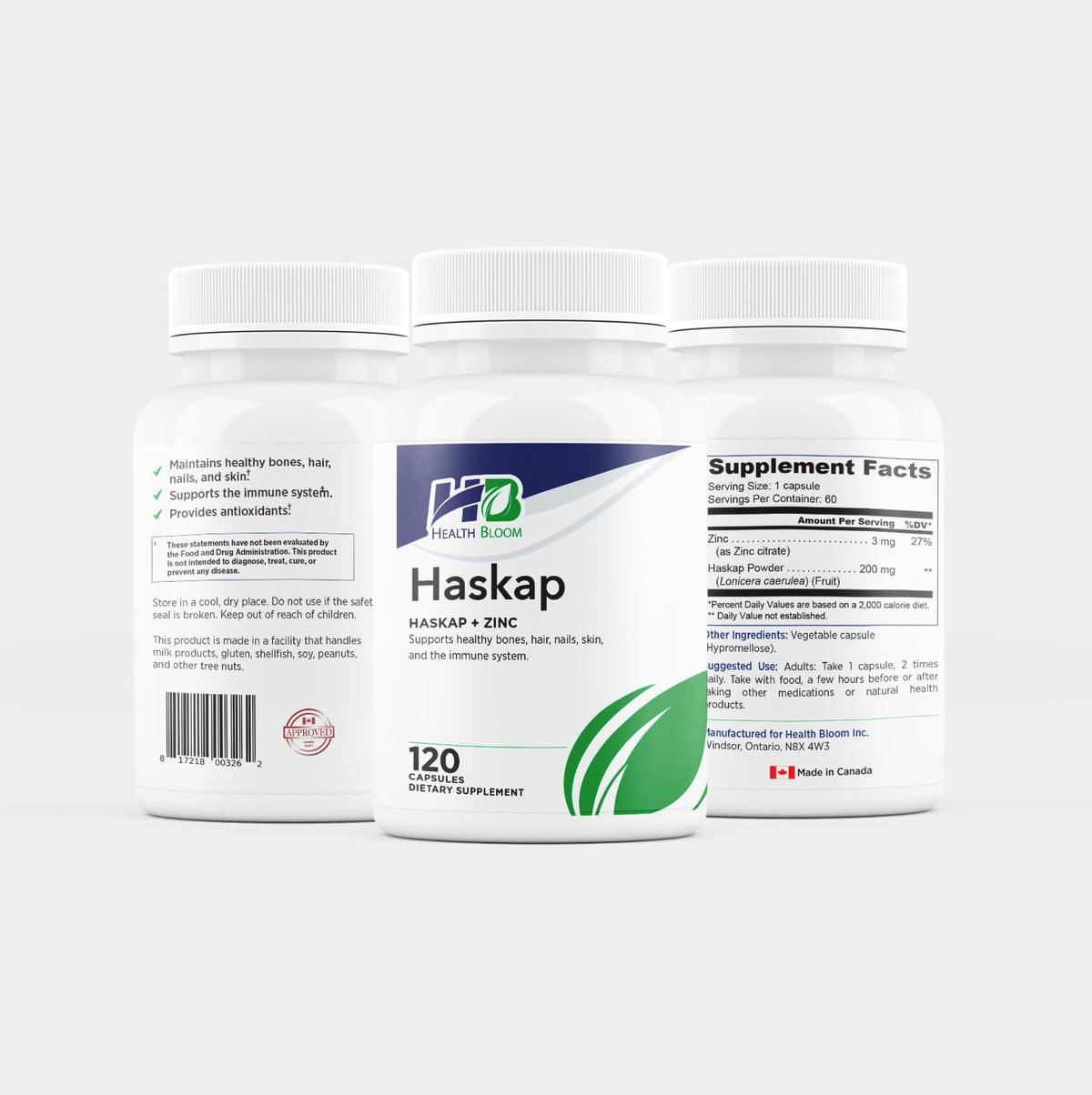 Haskap | 120 Capsules | Health Bloom - görsel 2