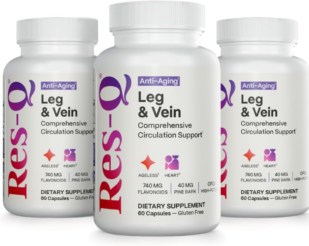 Res-Q Leg and Vein Support, 60 capsules, 3-Pack - görsel 1